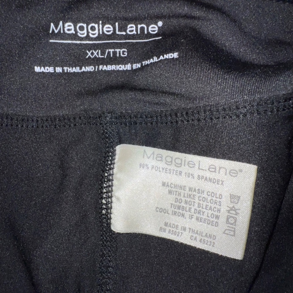 Black Lightweight Ruffle Skort - Picture 5 of 6